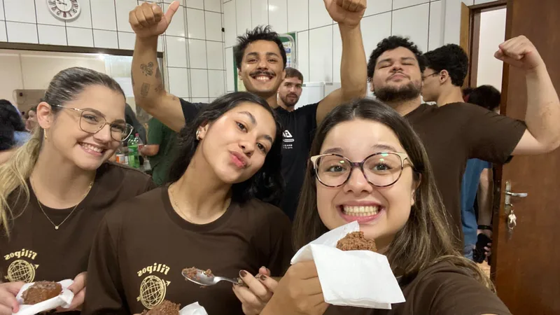 Selfie de um encontro da Filipos.